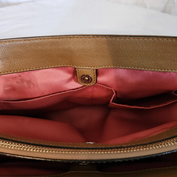 Coach Madison Kimberly Carryall Women's Bag - Brown and Black - Picture 8 of 13